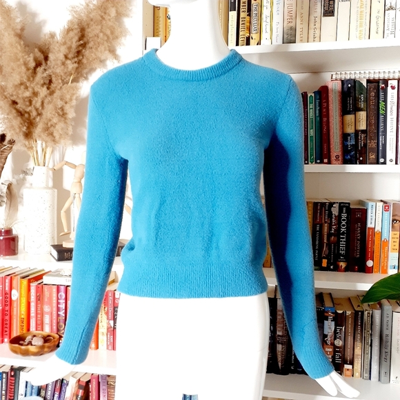 Wilfred Free Small Long Sleeve Blue Sweater P5669 - Picture 2 of 8